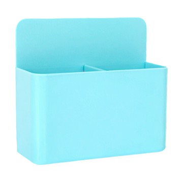 小麥購物 磁吸白板筆筒收納盒 L2354  淺藍色  1個