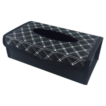 車的背包 立體硬版面紙盒 魔鬼氈款  1個  黑底白線