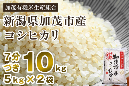 新潟県加茂市産 特別栽培米コシヒカリ 精米10kg（5kg×2） 従来品種コシヒカリ 加茂有機米生産組合 コシヒカリ 新潟県産コシヒカリ 米 お米