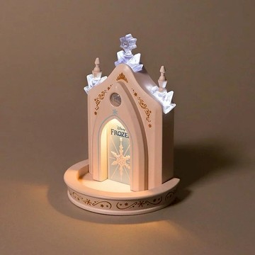 【知音Jean】Wooderful life x 迪士尼Disney 壁掛感應燈-冰雪宮殿(1255802)【墊腳石】冰雪奇緣 小夜燈