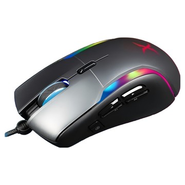 FOXXRAY 狐鐳 隕星獵狐電競滑鼠  9鍵可程式化  12400DPI  1000Hz回報率  20百萬次點擊  FXR-HM-75  黑色