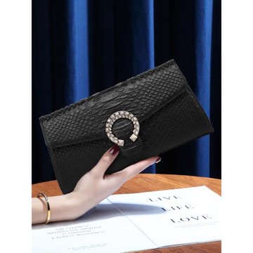 (免運)品牌真皮鱷魚紋手拿包女氣質2026新款時尚大容量軟皮多卡位手抓包