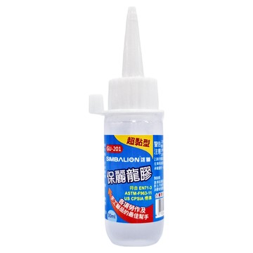 SIMBALION 雄獅 GU201 保麗龍膠 30ml  1個