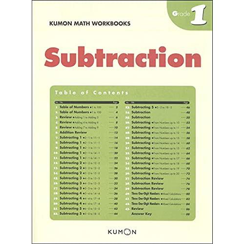 Grade Subtraction (Kumon Math Workbooks)