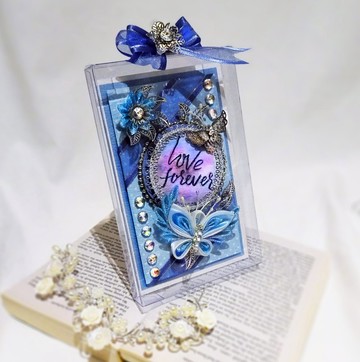 LOVE FOREVER 緞帶永生花 情人禮盒(情人卡)