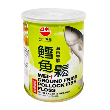 味一食品 海苔芝麻鱈魚鬆 150g  1罐