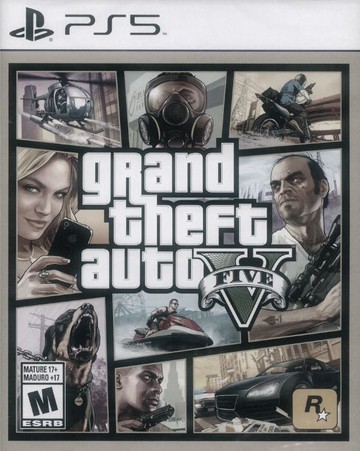 PS5 GTA5 俠盜獵車手5 中文版 grand theft auto V