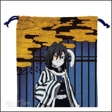 期間限定 鬼滅之刃 束口袋 伊黑小芭內  | 鬼滅之刃  伊黑小芭內 周邊 束口袋 袋子 鬼殺隊 柱 | 日本必買 | 日本樂天熱銷