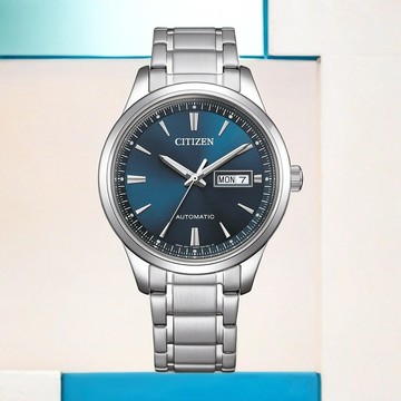 CITIZEN 星辰 限量 復古時尚大三針機械錶-40mm NY4058-79L