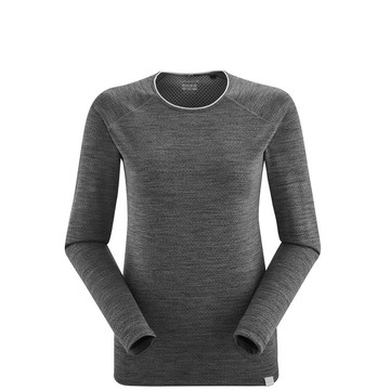 【Lafuma】SKIM 女 保暖快乾長上衣 炭灰-LFV120357085