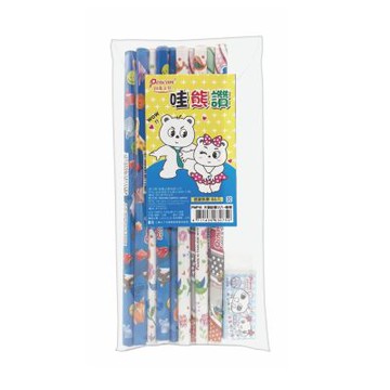 【尚禹】木頭鉛筆10入+橡擦組 12袋/包 PWP-10