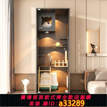 {可打統編 超低價}貓別墅室內貓籠子大空間貓柜實木貓屋貓舍家用貓窩豪華貓房不占地