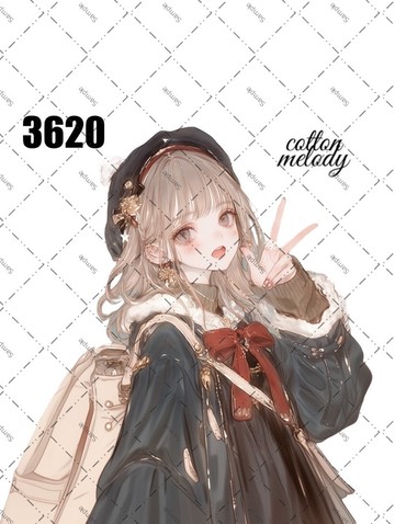 original sticker no.3620 人物貼紙 原創貼紙 原創人物貼紙 裝飾貼紙 cotton melody