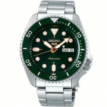 SEIKO 精工 5 Sports 系列潮藍機械錶 4R36-07G0G(SRPD63K1)-綠/42.5mm