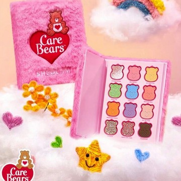 限量發售【遊戲家】Care Bears12色 彩虹熊 Care Bears 聯名 彩虹熊 Y2K 眼影盤 正版carebears 化妝品F