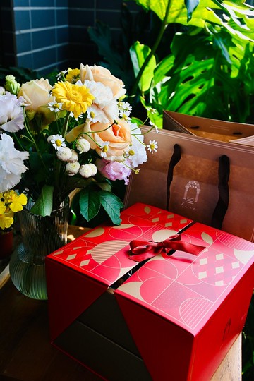 【新年禮盒】紅金雙層禮盒_送禮