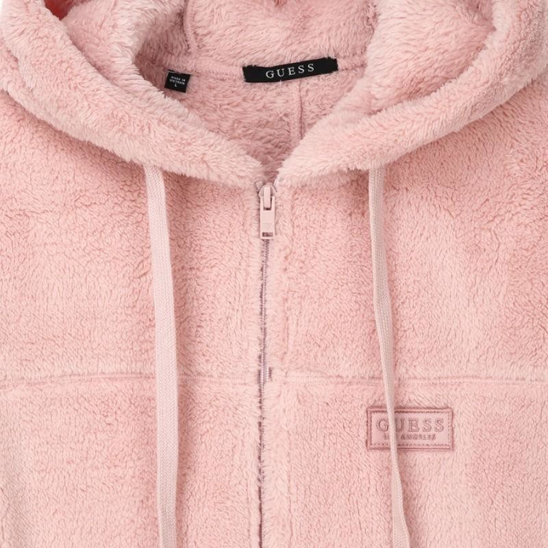 GUESS ゲス ミニワッペンフリースパーカー フーディー ボア
