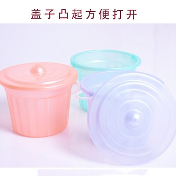 洗筆桶 塑料小水桶 洗筆桶 調色桶 手提帶蓋小水桶 洗車桶美術畫畫桶【MJ14372】
