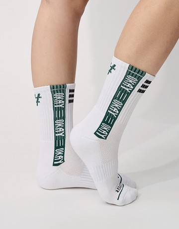 hen可以運動氣墊襪- 白