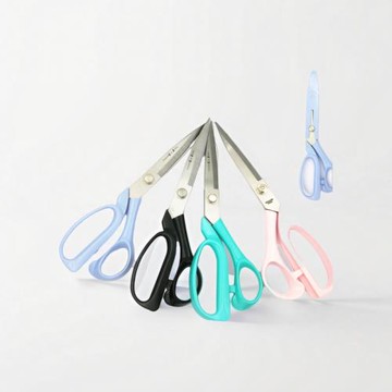 張小泉剪刀 帶安全帽輕便不銹鋼裁縫服裝縫紉家用辦公剪刀TPS-225