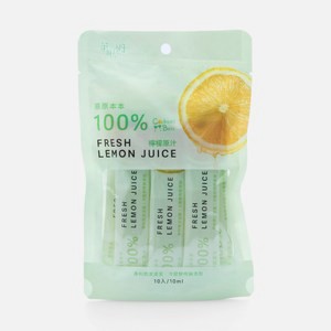 原原本本100%冷壓鮮榨100%檸檬原汁10mlx10