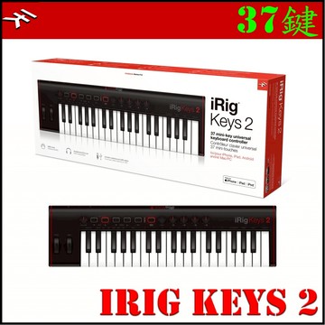 【非凡樂器】IK Multimedia iRig Keys 2  / 37鍵 /主控鍵盤/控制鍵盤/MIDI