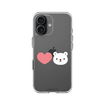 iPhone 17 Clear Case（相機按鈕） 透明 - 白白日記 Darylhochi - ♥白白Bac Bac in LOVE