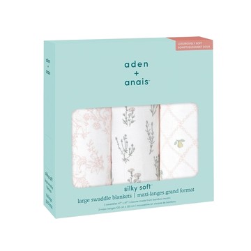 美國 aden+anais 竹纖維多功能包巾3入 - 多款可選