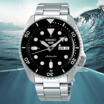 SEIKO精工 5 Sports 運動風 不鏽鋼 機械錶 男錶 手錶_SK028 SRPD55K1/4R36-07G0Q