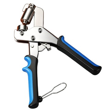 打孔鉗/皮革打孔器 手動打眼壓扣機 6mm皮革雨布篷布打扣機工具 噴繪帆布打孔鉗 氣眼扣鉚釘機 布料打孔器