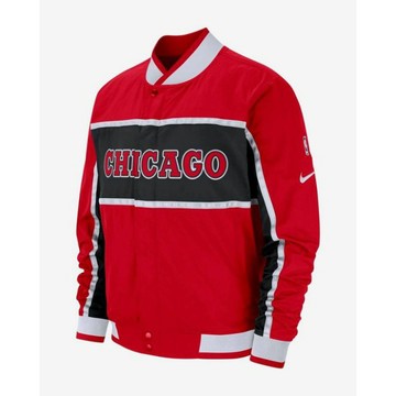 S.G Nike NBA Jacket 男 紅 黑白 公牛 復古夾克 運動外套 AJ9148-657