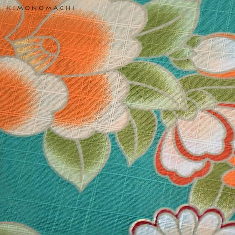kimono 直せれ tento 縞に花丸 セオα Sサイズ 浴衣 アンティーク着物