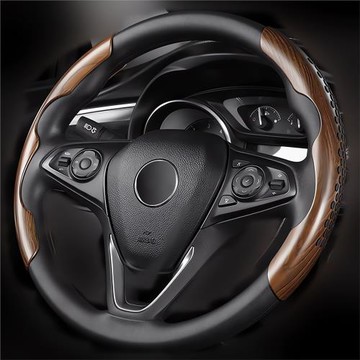 豐田專用方向盤套黑胡桃木紋榮放漢蘭威蘭達卡羅拉鋒蘭達亞洲龍