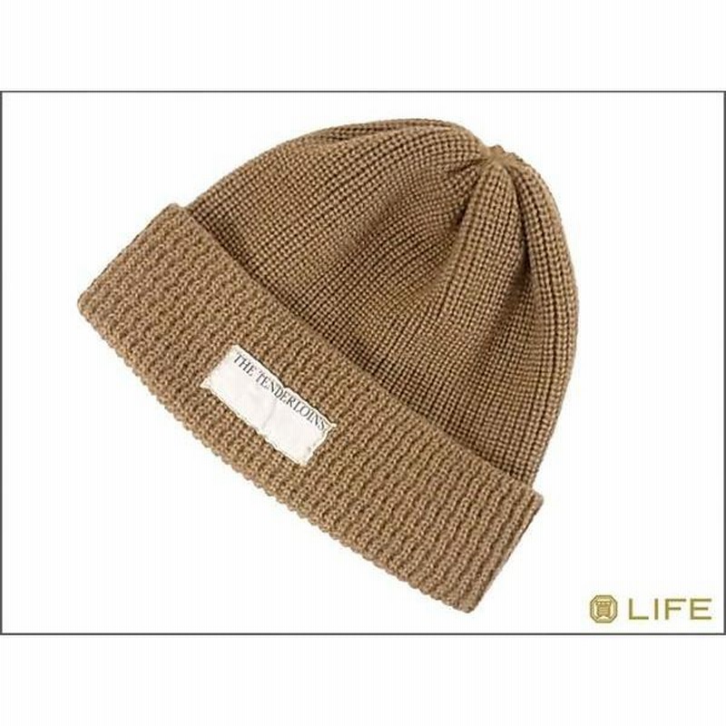 中古】TENDERLOIN テンダーロイン T-BEANIE ニットキャップ カーキ