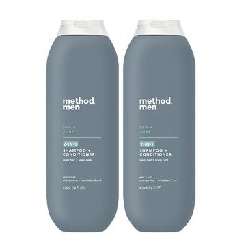 【method 美則】男仕洗護髮露 – 海洋衝浪 414ml x2入
