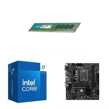 Intel 〈鈔省價〉i7-14700+微星 B760M BOMBER WIFI D4 主機板+美光 D4-3200 16G