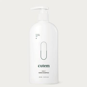Cutem Daily Herb 低過敏性敏感肌膚非酸性洗髮水 300ml