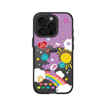 iPhone 16 Pro Clear (相機按鈕) 酷墨灰 - Care Bears - 跳舞小熊