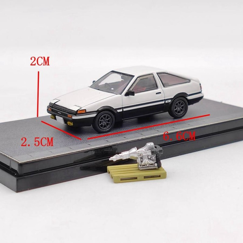 ミニカー 1/64 トヨタ ホビージャパン GT APEX AE86 頭文字D 合金カー 