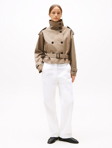 Cropped Trench Coat