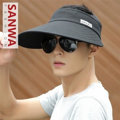 サンバイザー メンズキャップ カジュアル 合わせやすい ゴルフ 釣り 自転車 ランニング テニス キャップ 帽子 Uvカット スポーツバイザー 吸汗 日よけ 通販 Lineポイント最大get Lineショッピング