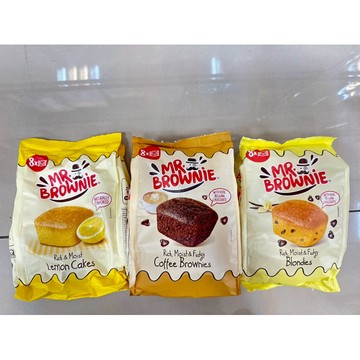 西班牙🇪🇸布朗尼先生 經典巧克力蛋糕Mr.Brownie 布朗尼 檸檬風味蛋糕/香草風味巧克力脆片/咖啡風味 可可巧克力