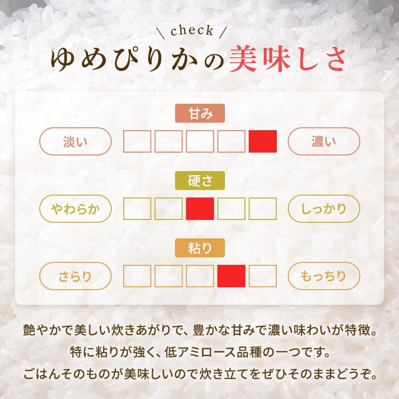 北海道産 厳撰ゆめぴりか 10kg（5ｋｇ×2袋）セール お得 特A 令和５年産 真空パック対応 お米　米10kg　お米 10kg 白米 送料無料　米 10kg　白米 10kg