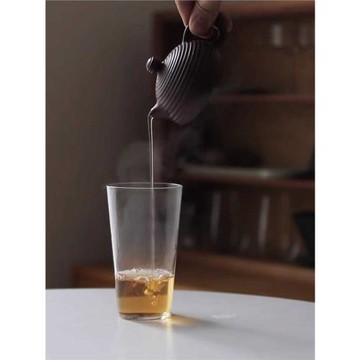 日單超薄通透水晶玻璃 滿杯約320ml 超輕薄手感水杯hl