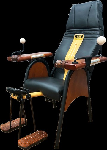 手腳微運動椅 商務艙(頂級真皮 · 負磁能扶手 · 手轉運動  · 專利靠背 · 磁能踏板 )