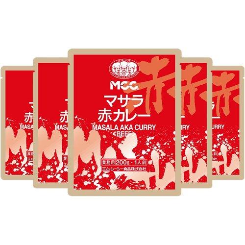 エム・シーシー食品 マサラ赤カレー(ビーフ) 200g×5個