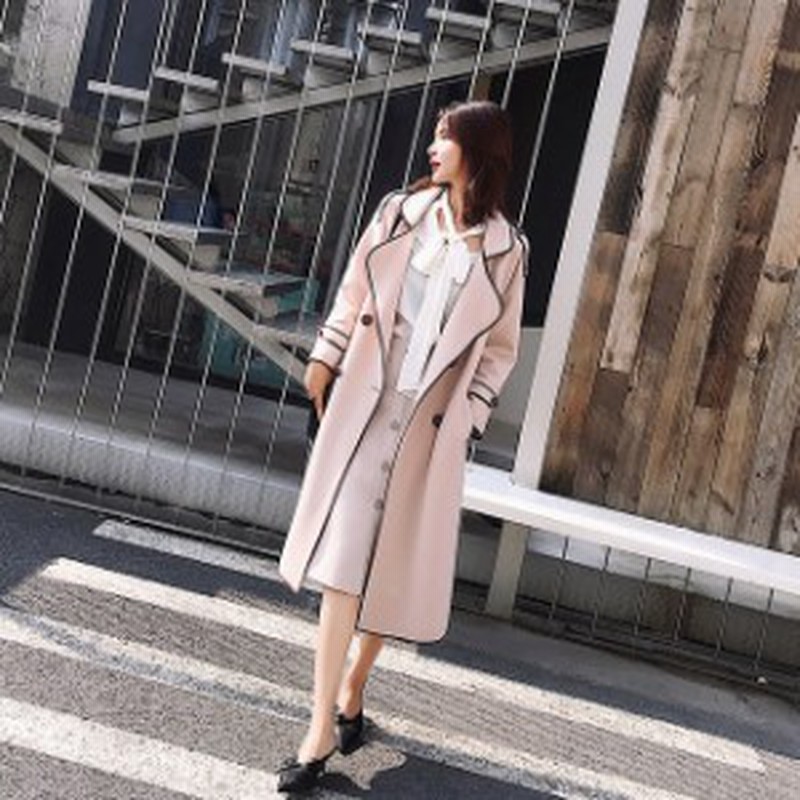 無地 ロングコート 韓国 春コート アウター ロング丈 スプリングコート 代 30代 トレンチコート 秋コート 大きいサイズ レディース 通販 Lineポイント最大1 0 Get Lineショッピング