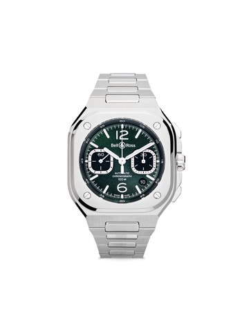 Bell & Ross - BR 05 42mm - men - Crystal/stainless steel - One Size - Green