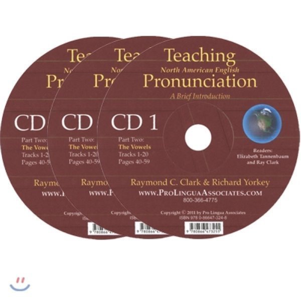 Teaching North American English Pronunciation：3 CDs Raymond C. Clark Richard Yorkey