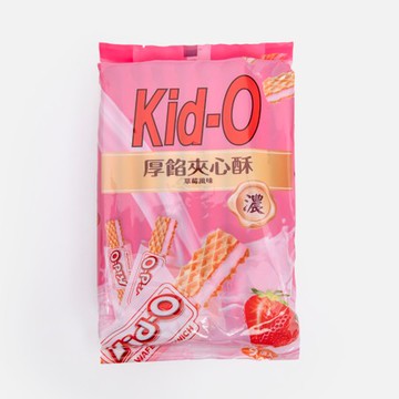 Kid-O厚餡夾心酥分享包(草莓風味)19g*9入